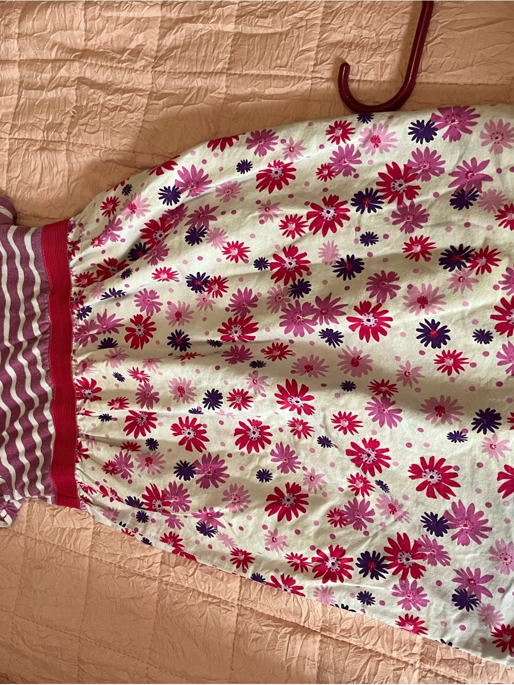 healthtex Pink and Purple Floral Casual Dress